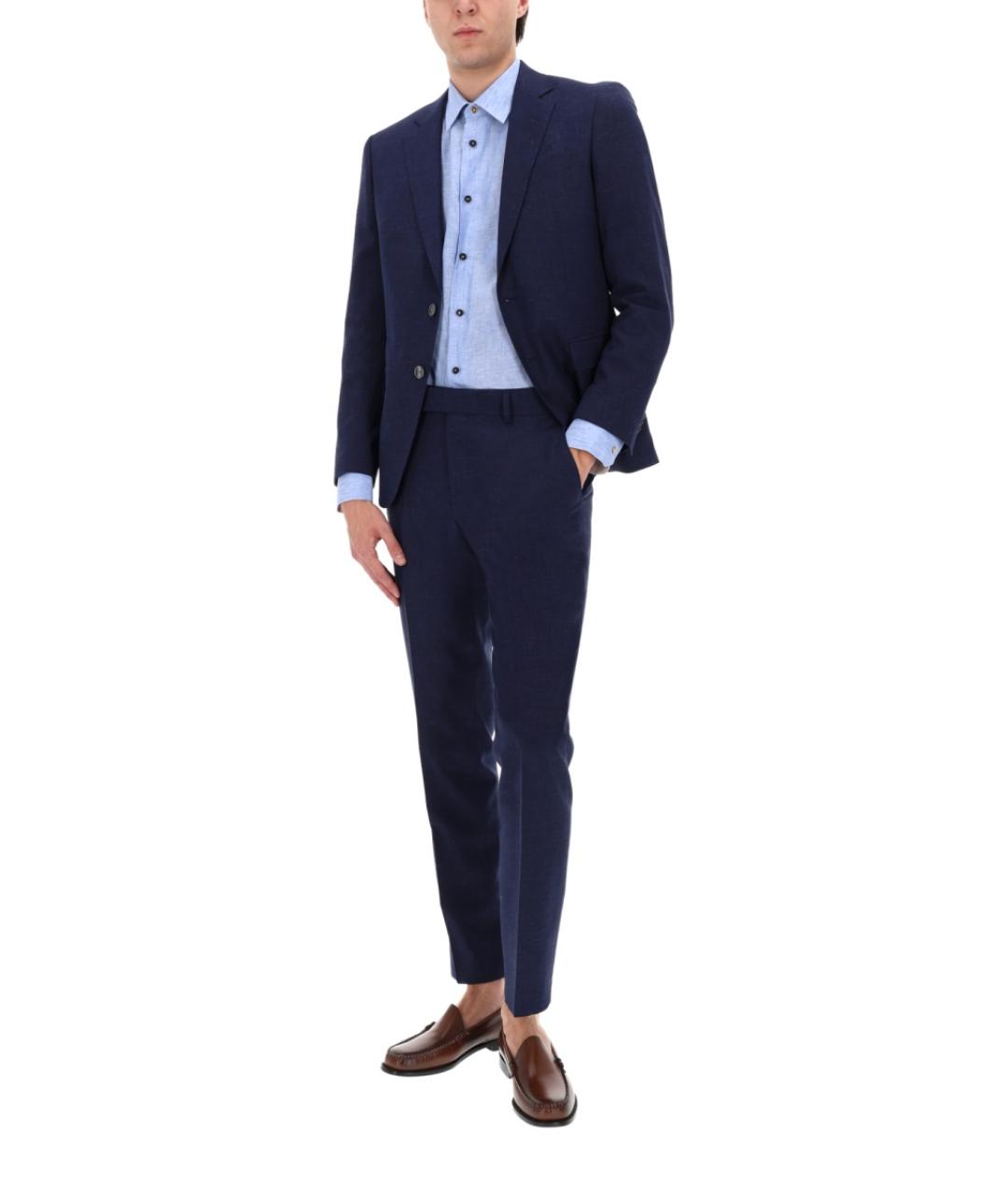 HUGO BOSS Синий классический костюм, фото 2