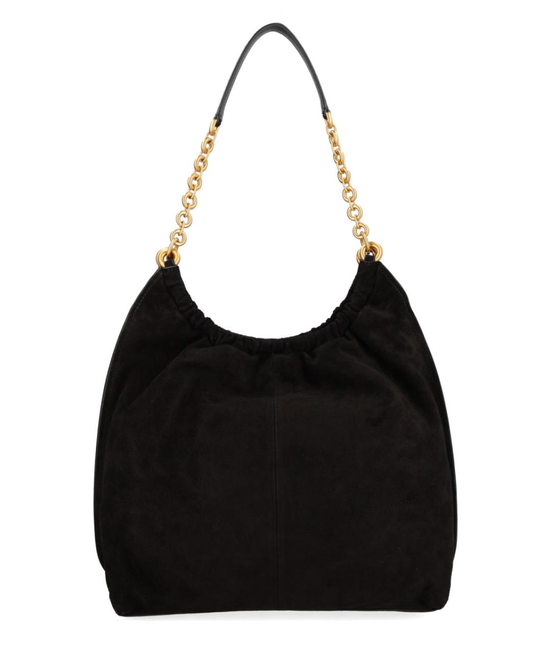 MICHAEL KORS Черная кожаная сумка через плечо, фото 3