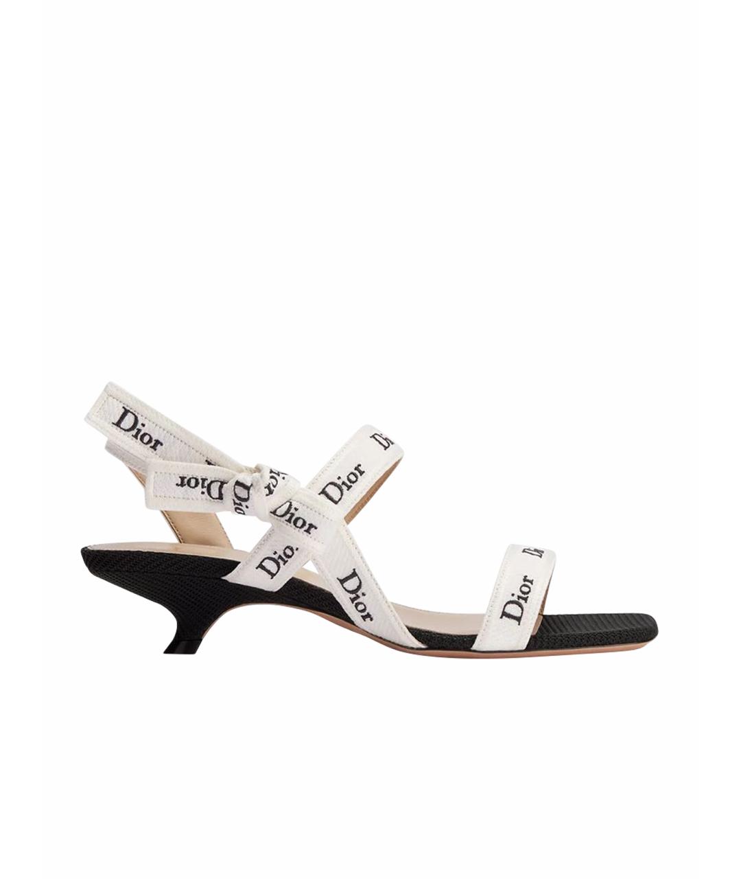 CHRISTIAN DIOR Черные сандалии, фото 1