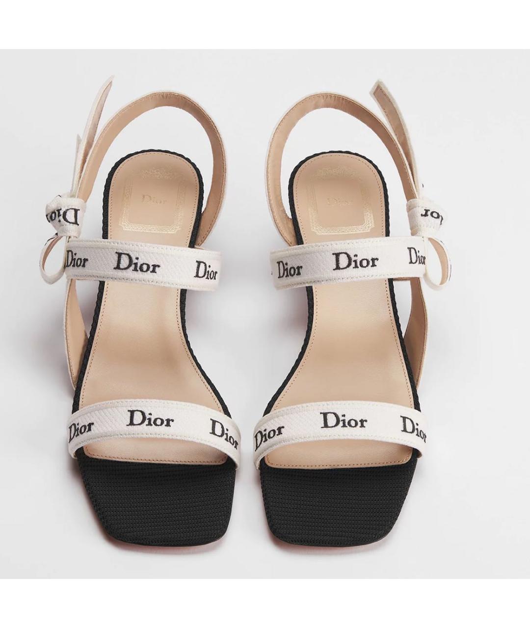 CHRISTIAN DIOR Черные сандалии, фото 2