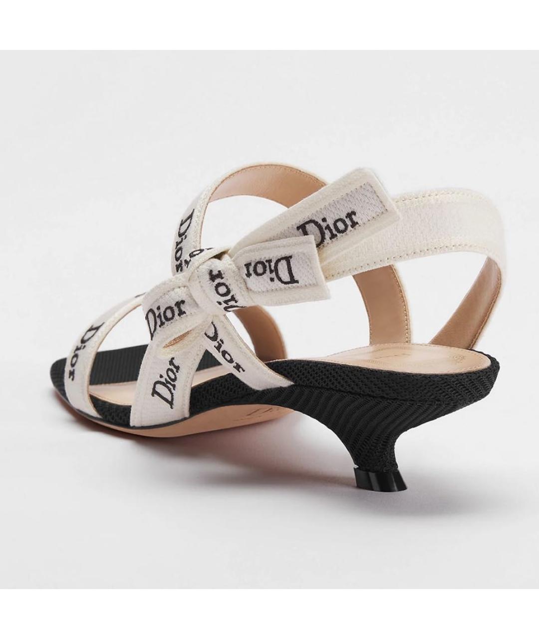CHRISTIAN DIOR Черные сандалии, фото 3