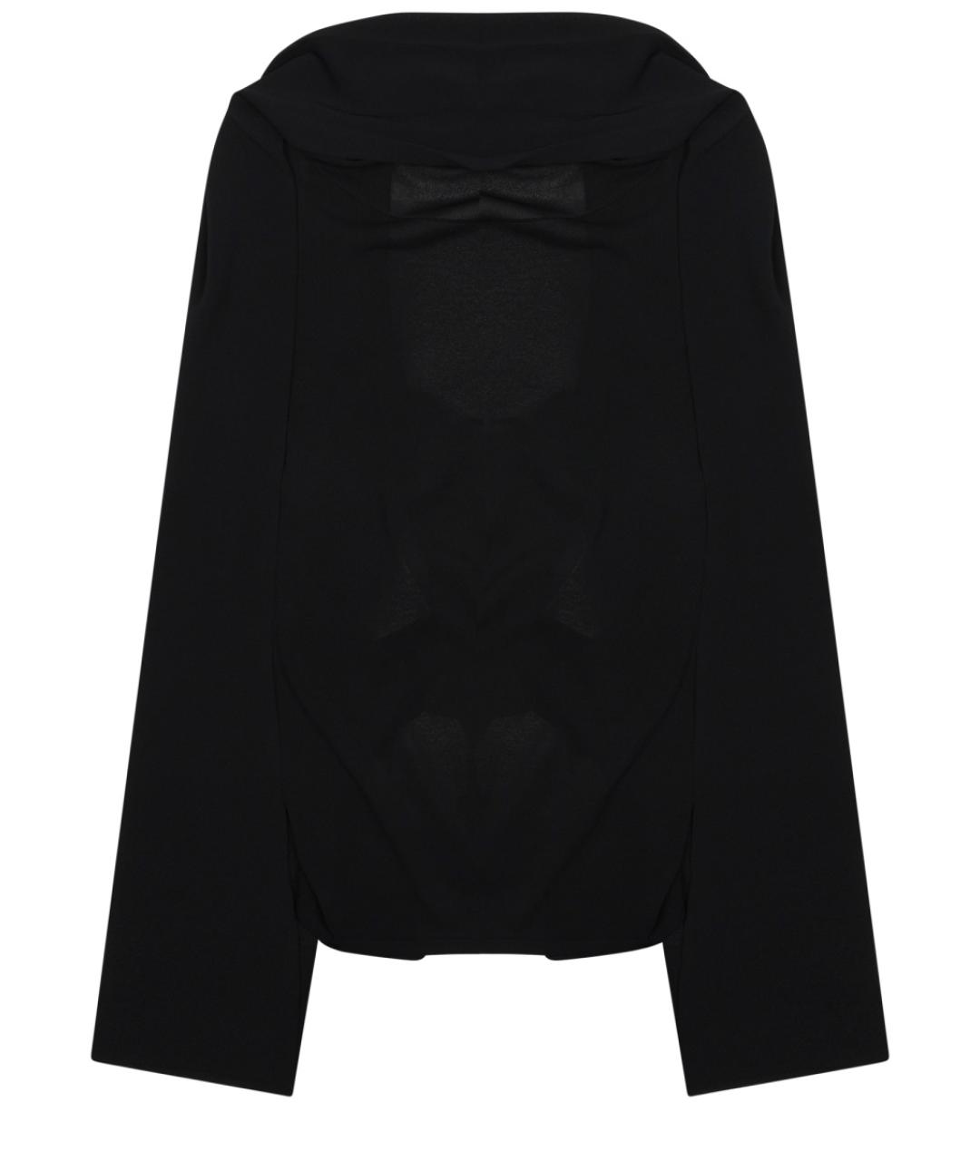 ALBERTA FERRETTI Черная вискозная блузы, фото 1