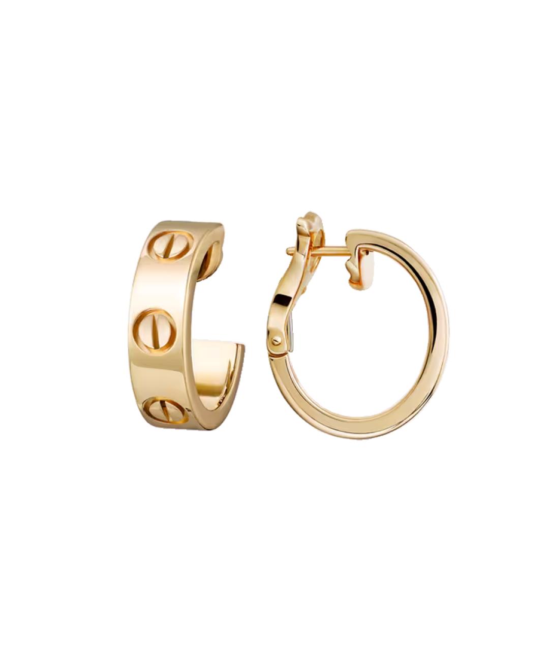 CARTIER Золотые серьги из желтого золота, фото 7