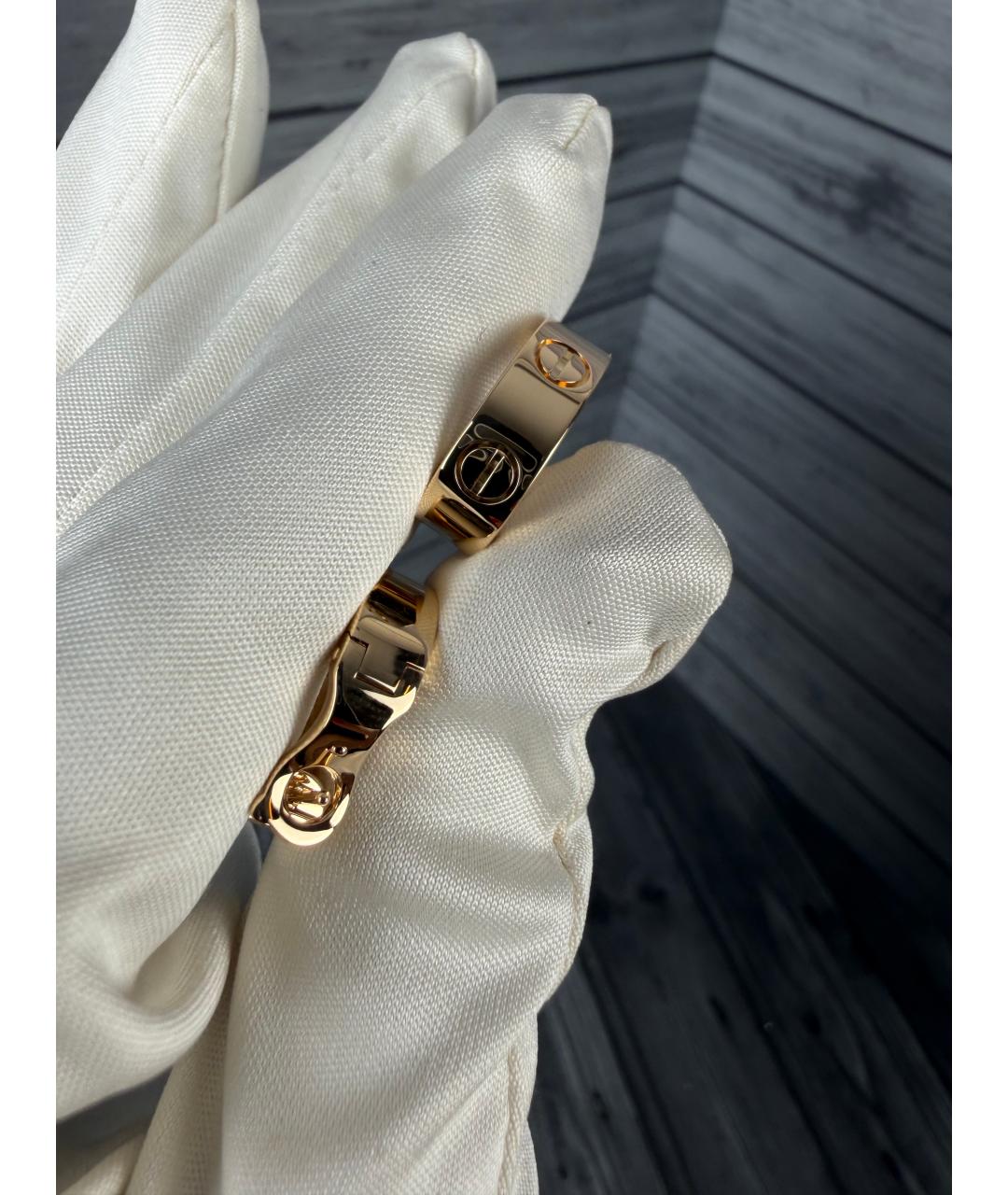 CARTIER Золотые серьги из желтого золота, фото 2