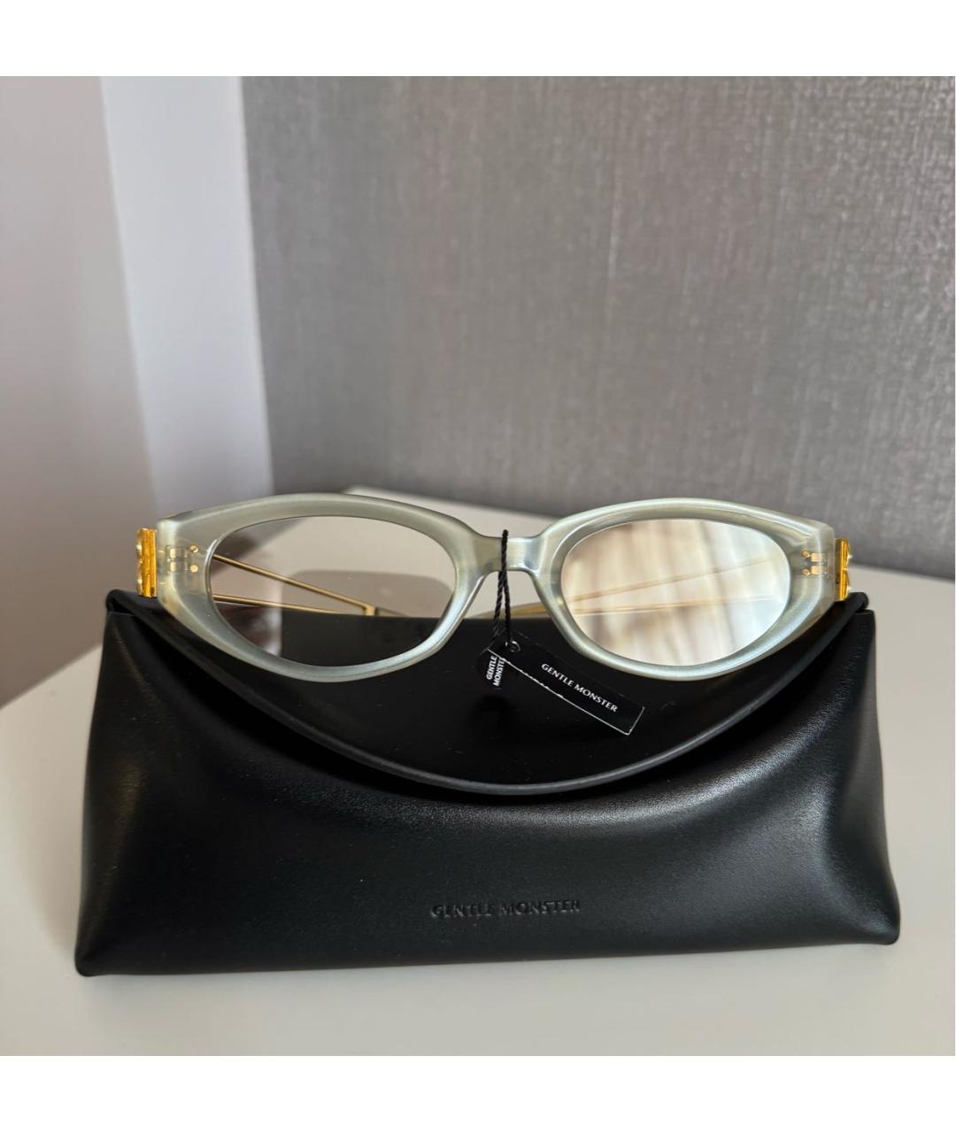 GENTLE MONSTER Хаки пластиковые солнцезащитные очки, фото 6