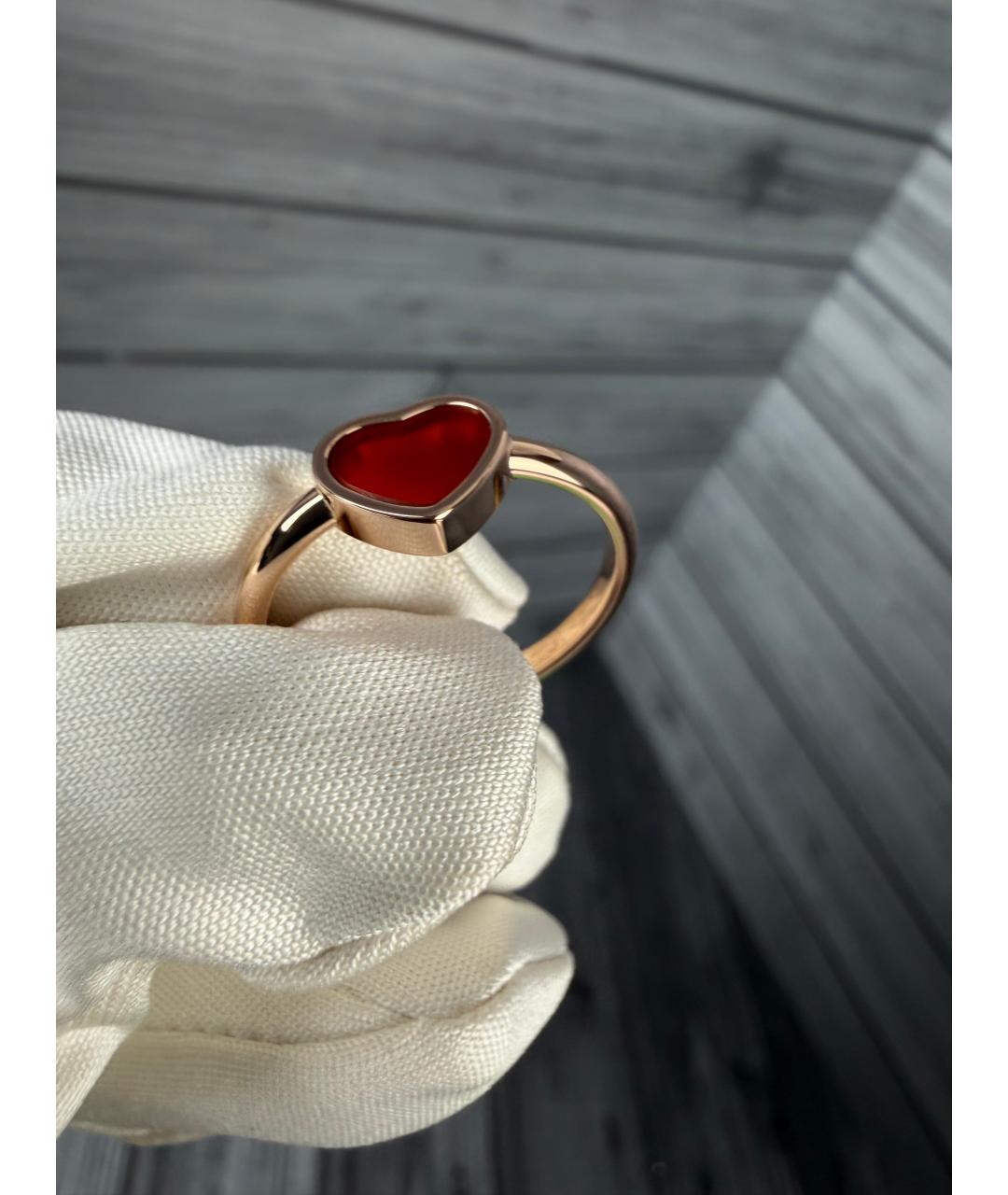 CHOPARD Красное кольцо из розового золота, фото 3