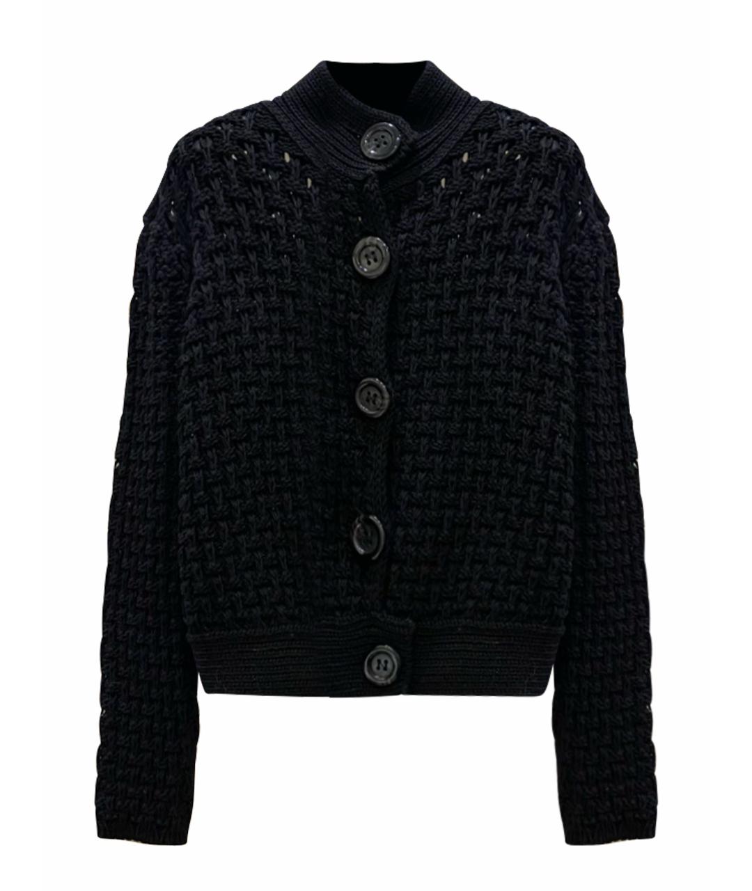 MAX MARA Черный шерстяной кардиган, фото 1