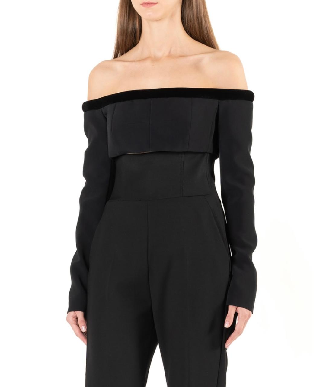 DAVID KOMA Черная вискозная блузы, фото 2