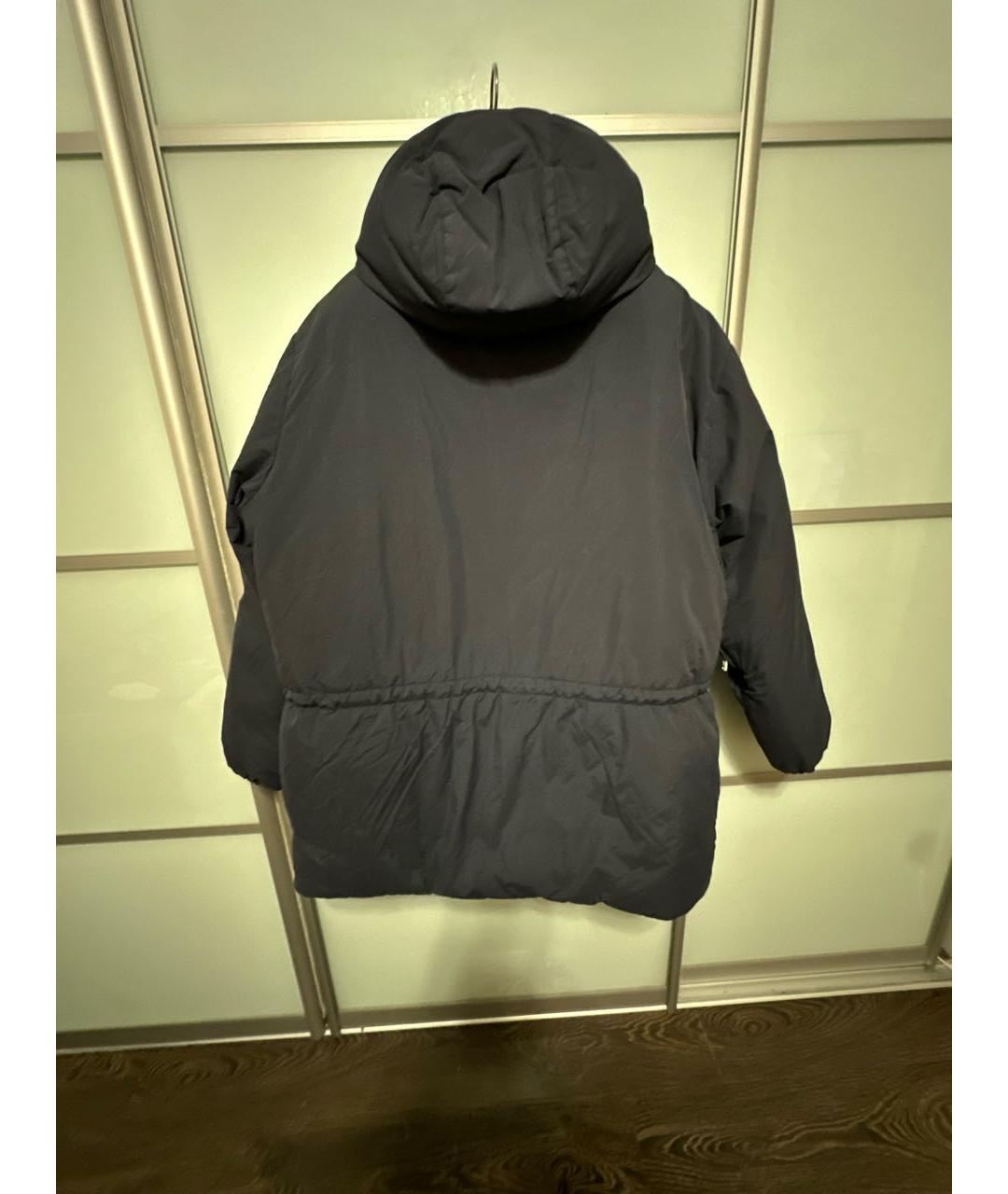 HUGO BOSS Темно-синий полиамидовый пуховик, фото 2