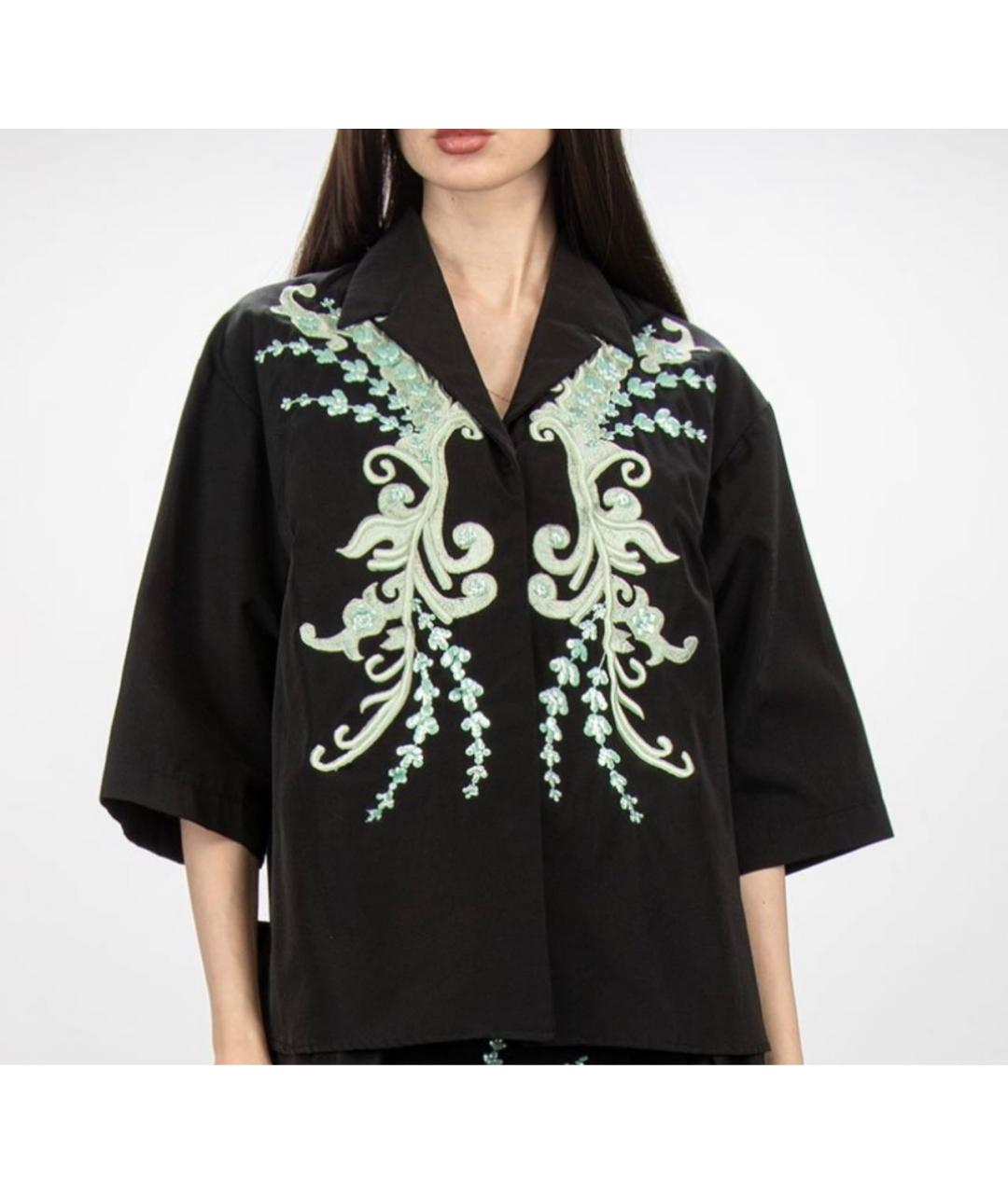 DRIES VAN NOTEN Черный хлопковый жакет/пиджак, фото 8