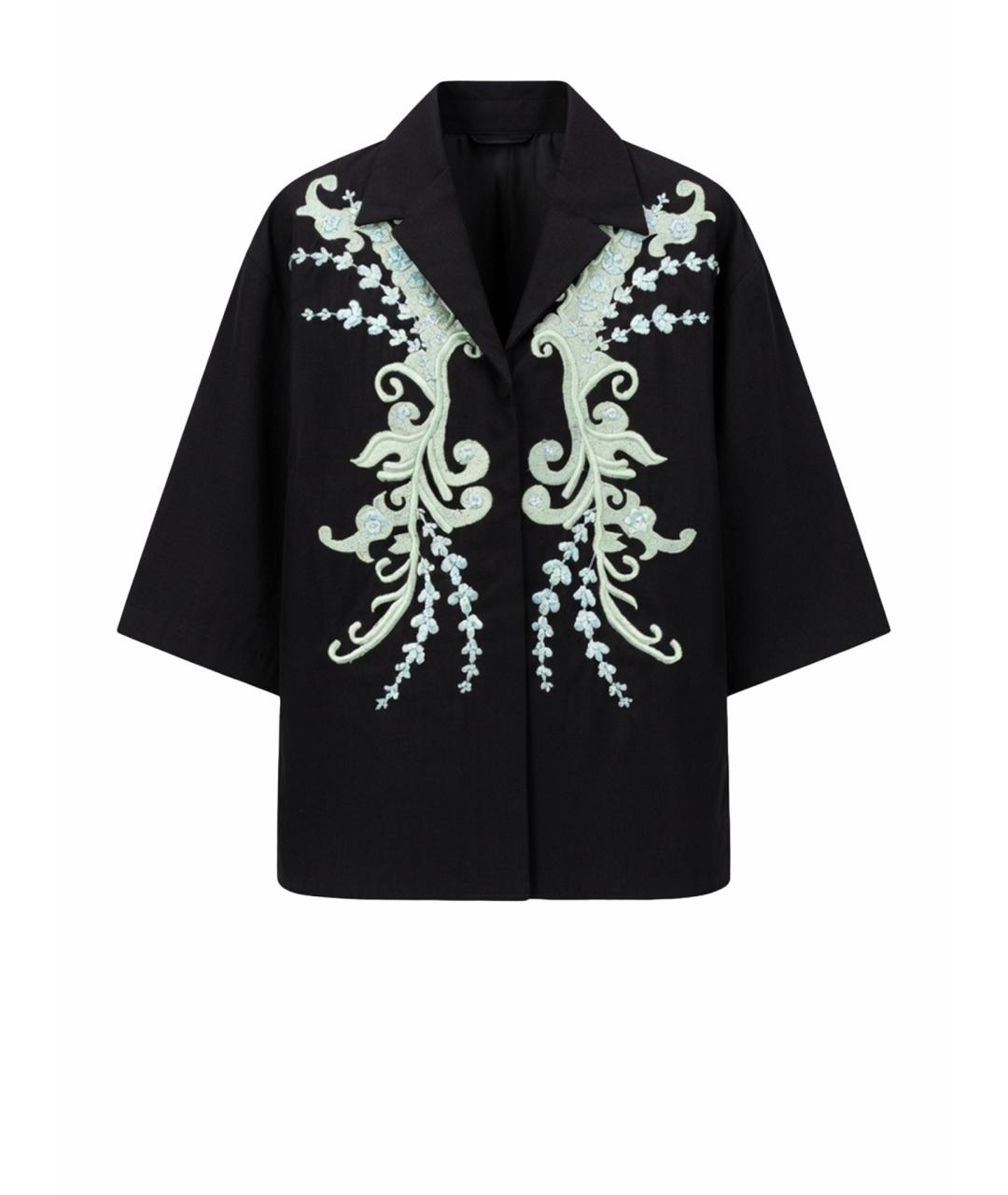 DRIES VAN NOTEN Черный хлопковый жакет/пиджак, фото 1