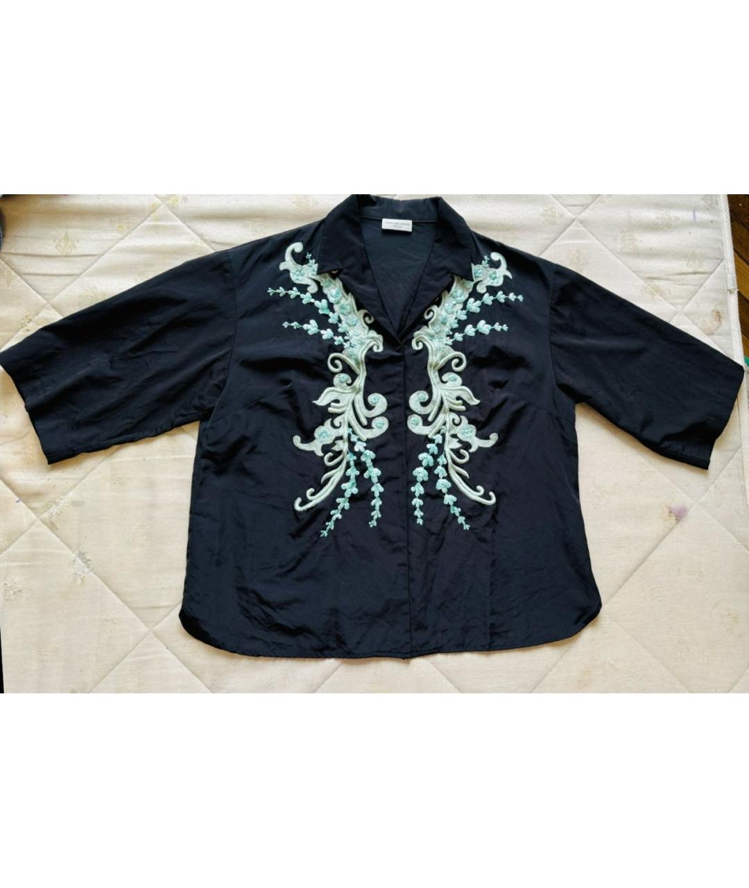 DRIES VAN NOTEN Черный хлопковый жакет/пиджак, фото 6