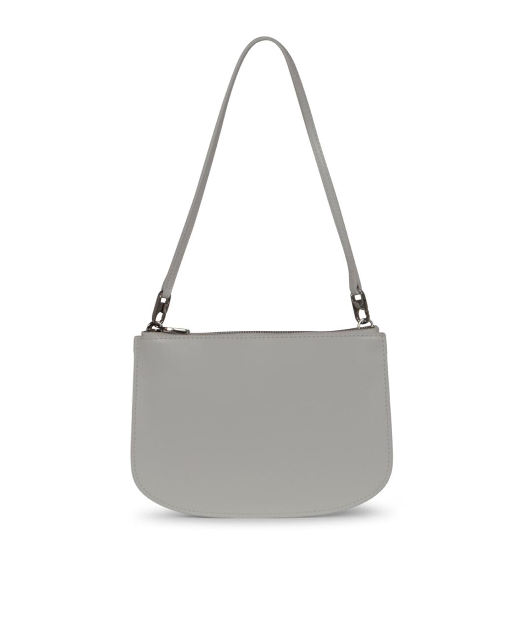 DIESEL Белая кожаная сумка через плечо, фото 3