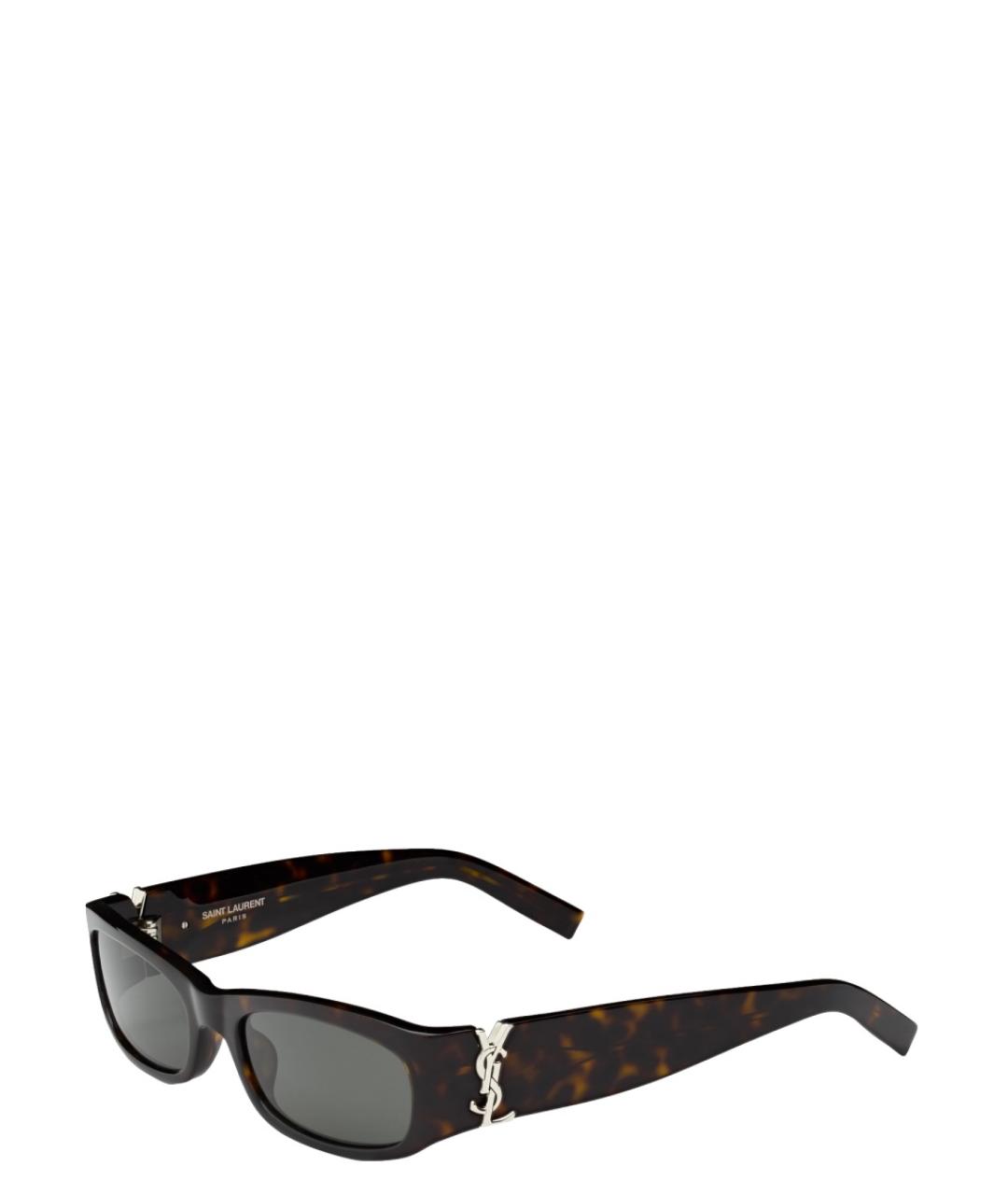 SAINT LAURENT Мульти пластиковые солнцезащитные очки, фото 1