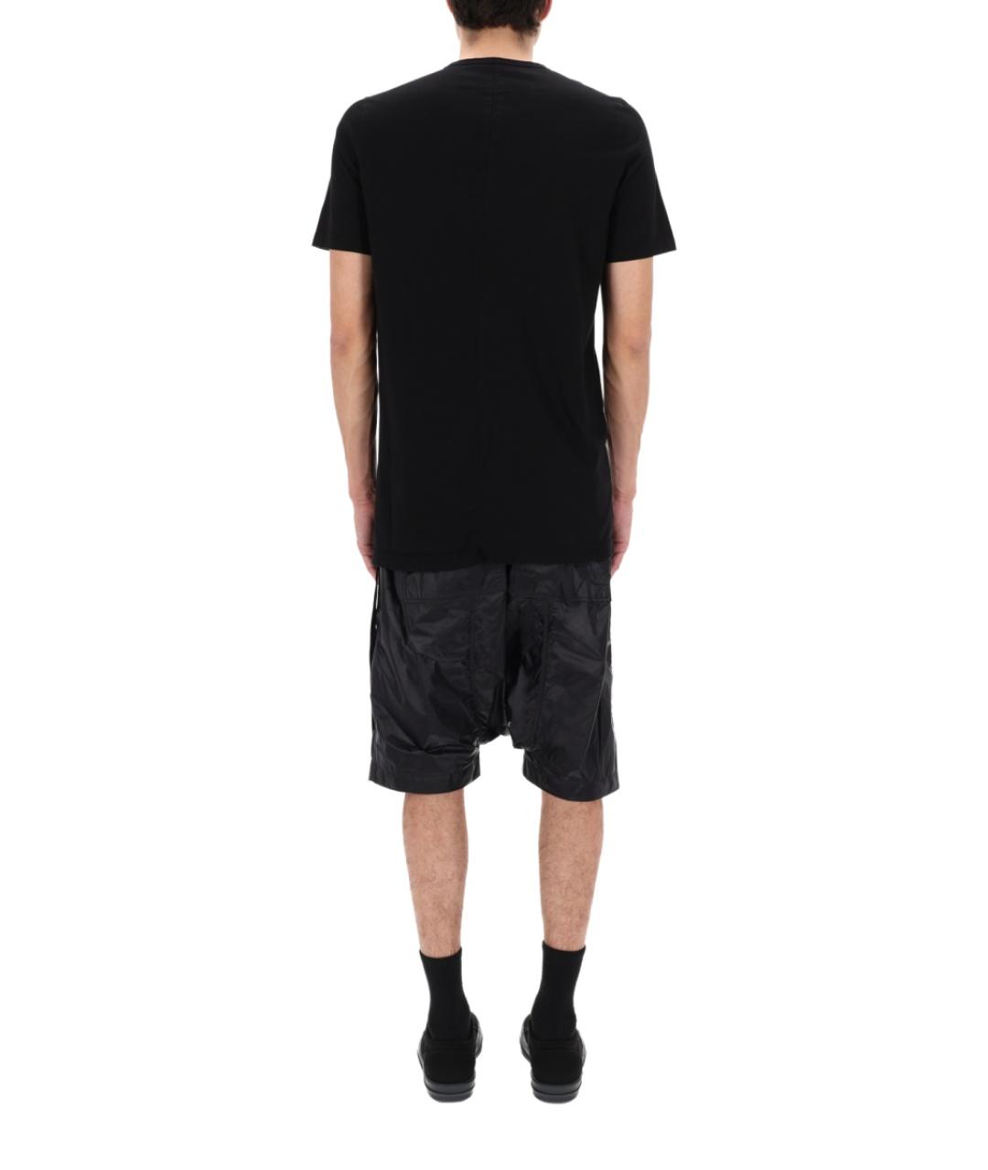 RICK OWENS DRKSHDW Черная хлопковая футболка, фото 4