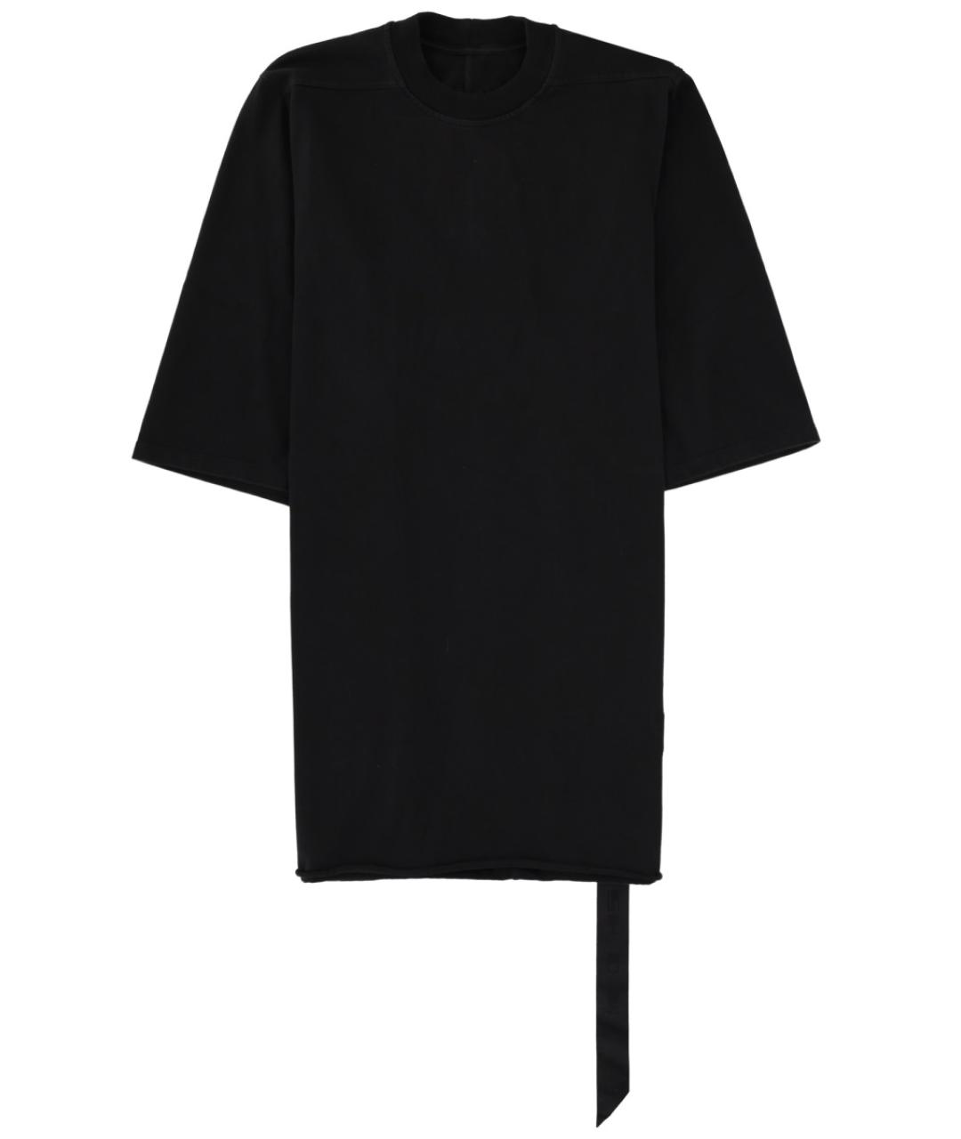 RICK OWENS DRKSHDW Черная хлопковая футболка, фото 1