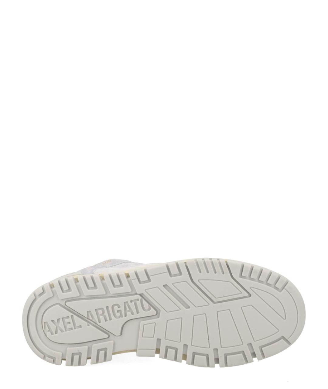 AXEL ARIGATO Серые кожаные низкие кроссовки / кеды, фото 6