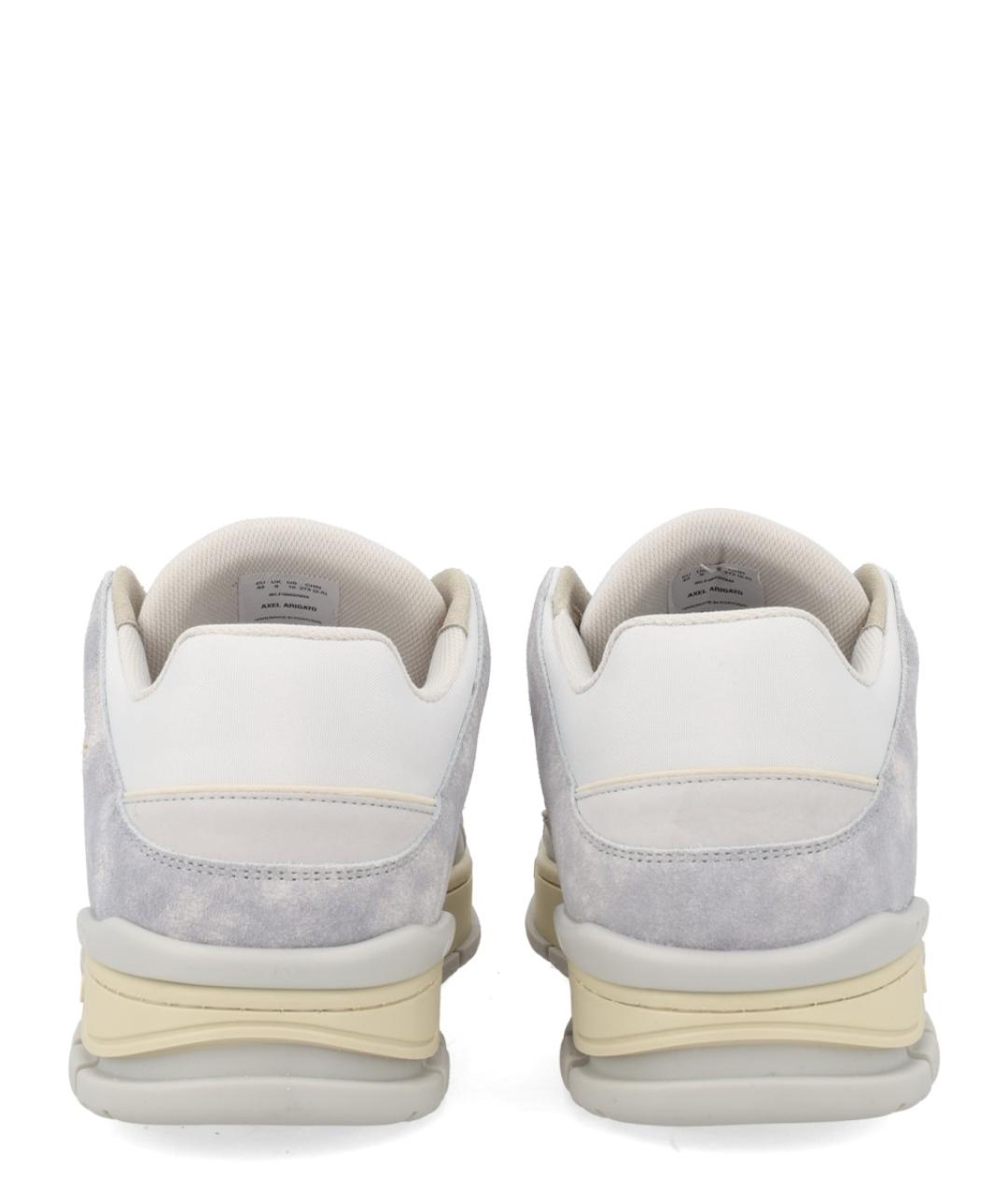 AXEL ARIGATO Серые кожаные низкие кроссовки / кеды, фото 4