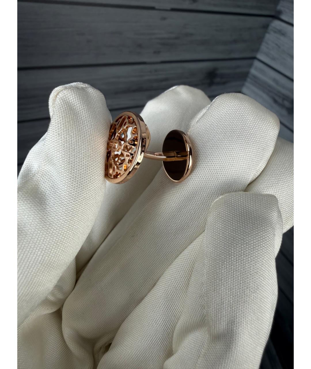 HERMES Золотые запонки из розового золота, фото 3