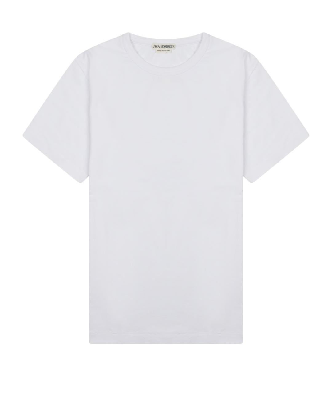 J.W.ANDERSON Белая хлопковая футболка, фото 1