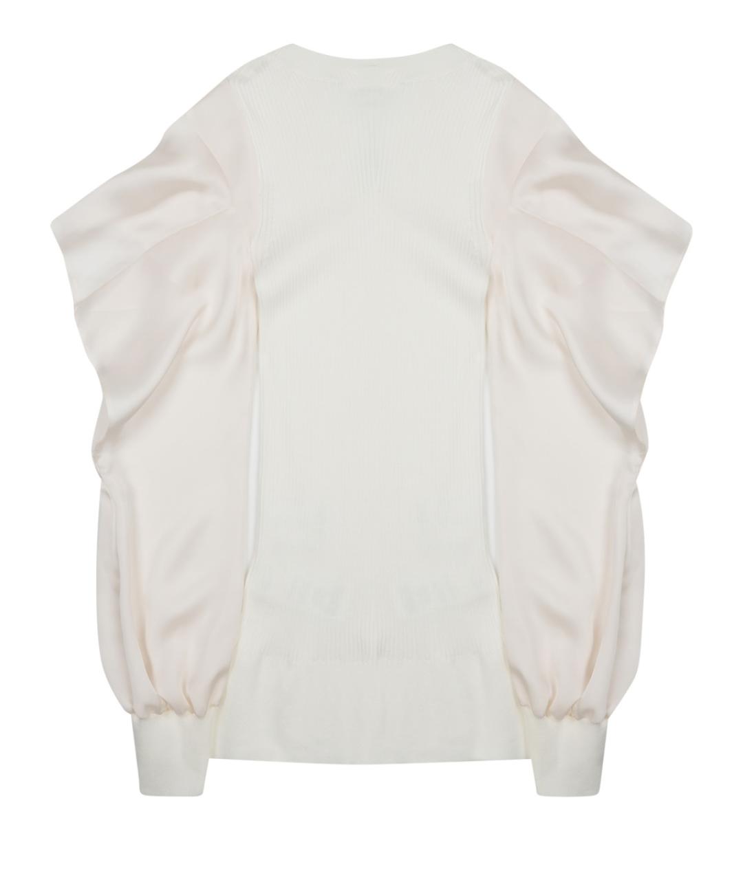 SACAI Белый хлопковый джемпер / свитер, фото 2