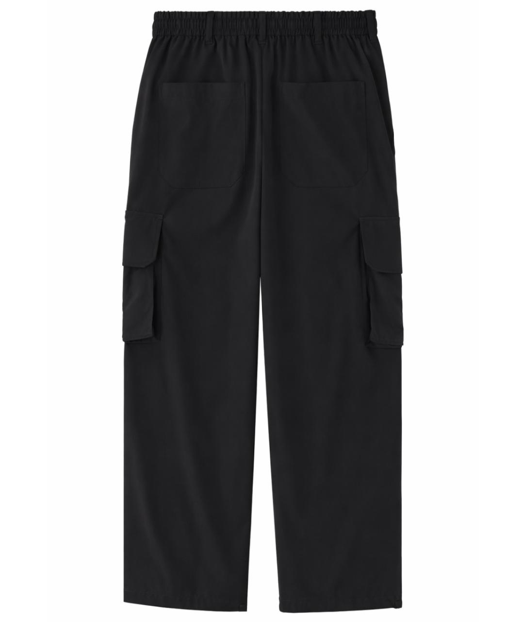 Y-3 Черные полиэстеровые повседневные брюки, фото 2