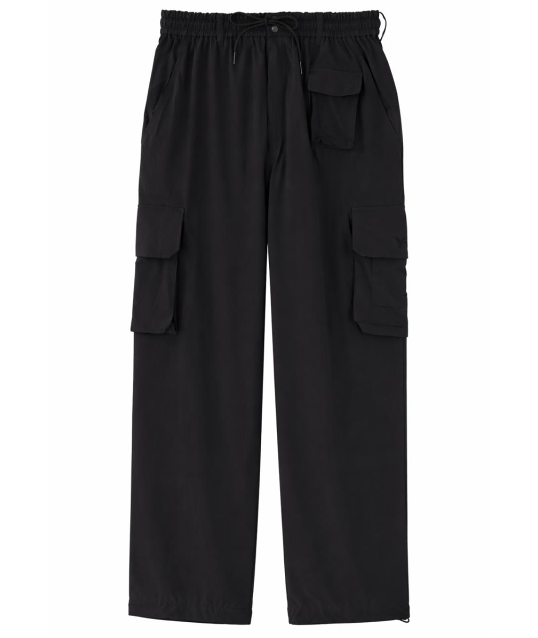 Y-3 Черные полиэстеровые повседневные брюки, фото 1