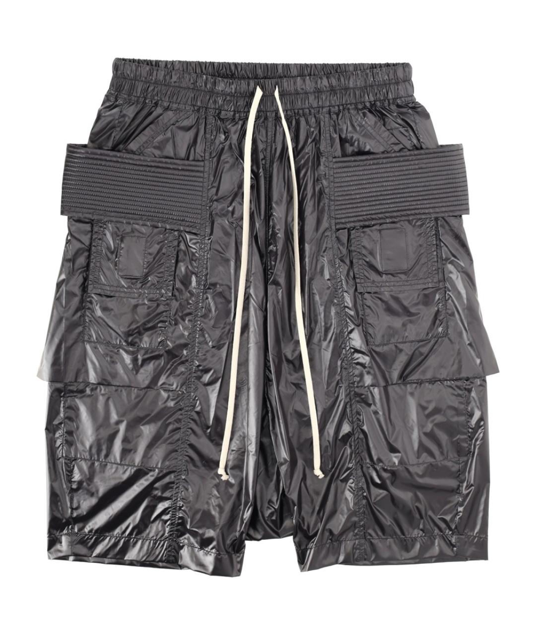 RICK OWENS DRKSHDW Черные полиамидовые шорты, фото 1