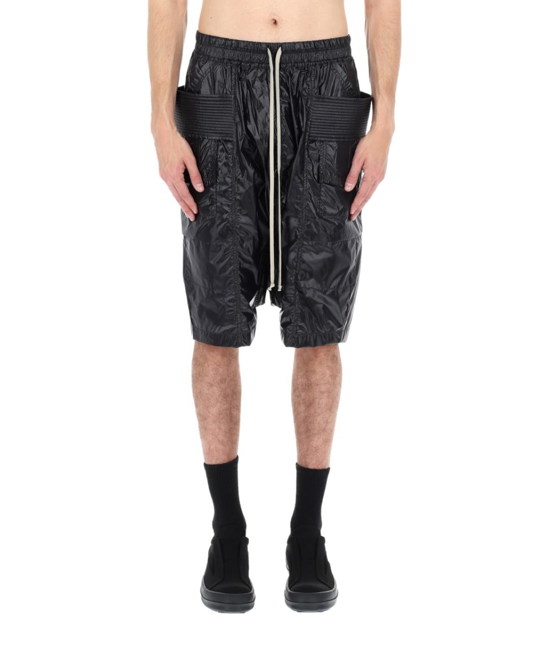 RICK OWENS DRKSHDW Черные полиамидовые шорты, фото 6