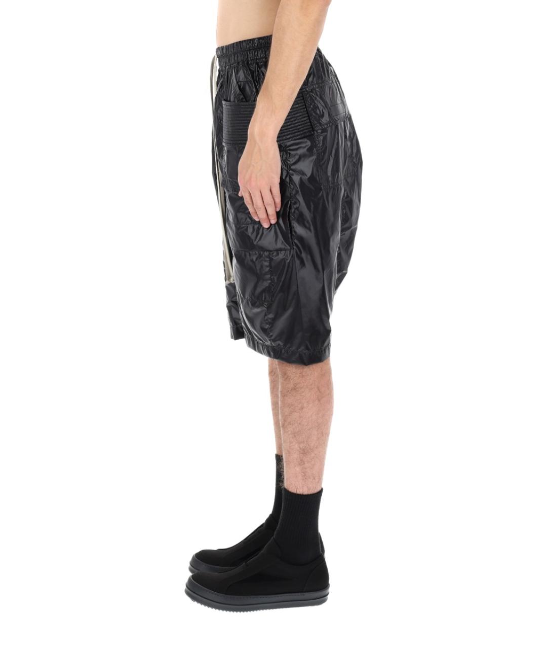 RICK OWENS DRKSHDW Черные полиамидовые шорты, фото 4