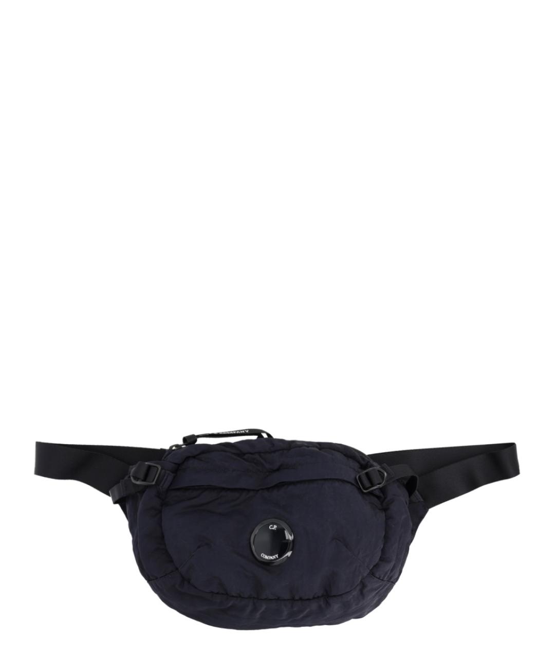 CP COMPANY Синяя синтетическая поясная сумка, фото 1