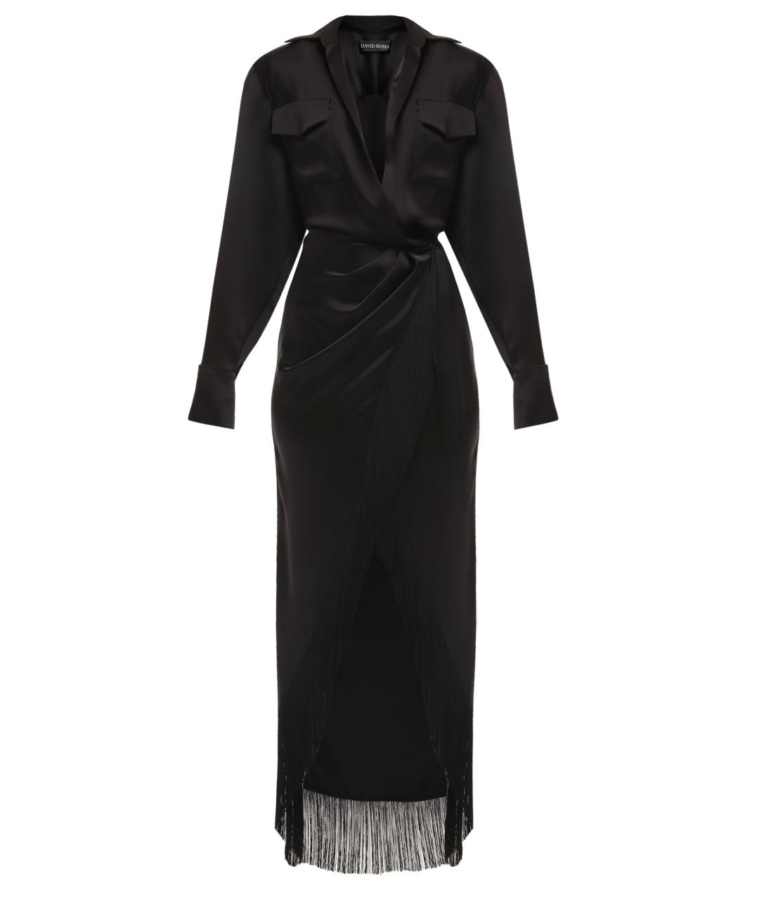 DAVID KOMA Черное платье, фото 6