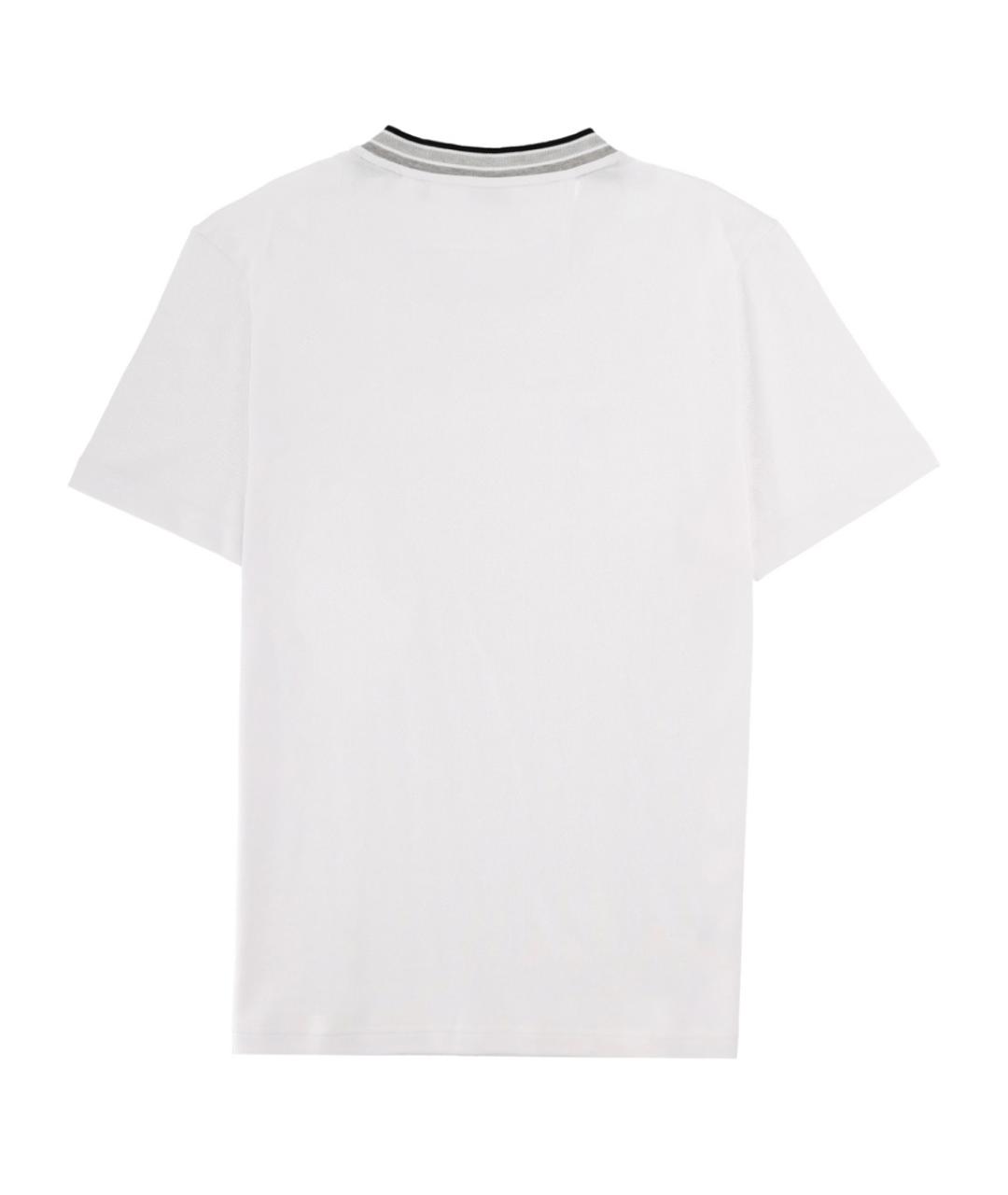 HUGO BOSS Белая хлопковая футболка, фото 2