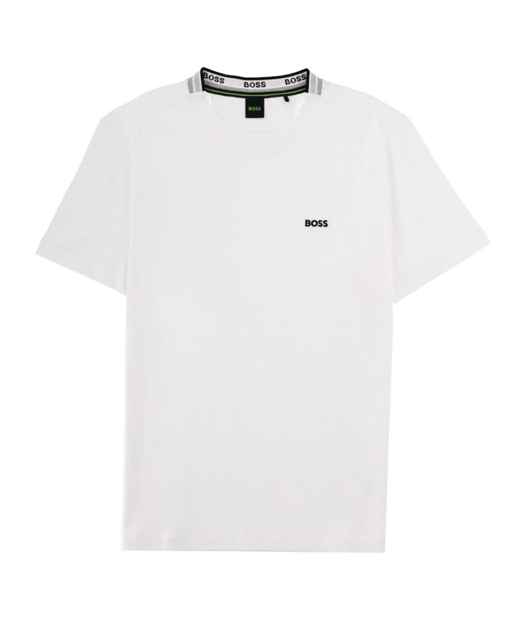 HUGO BOSS Белая хлопковая футболка, фото 1