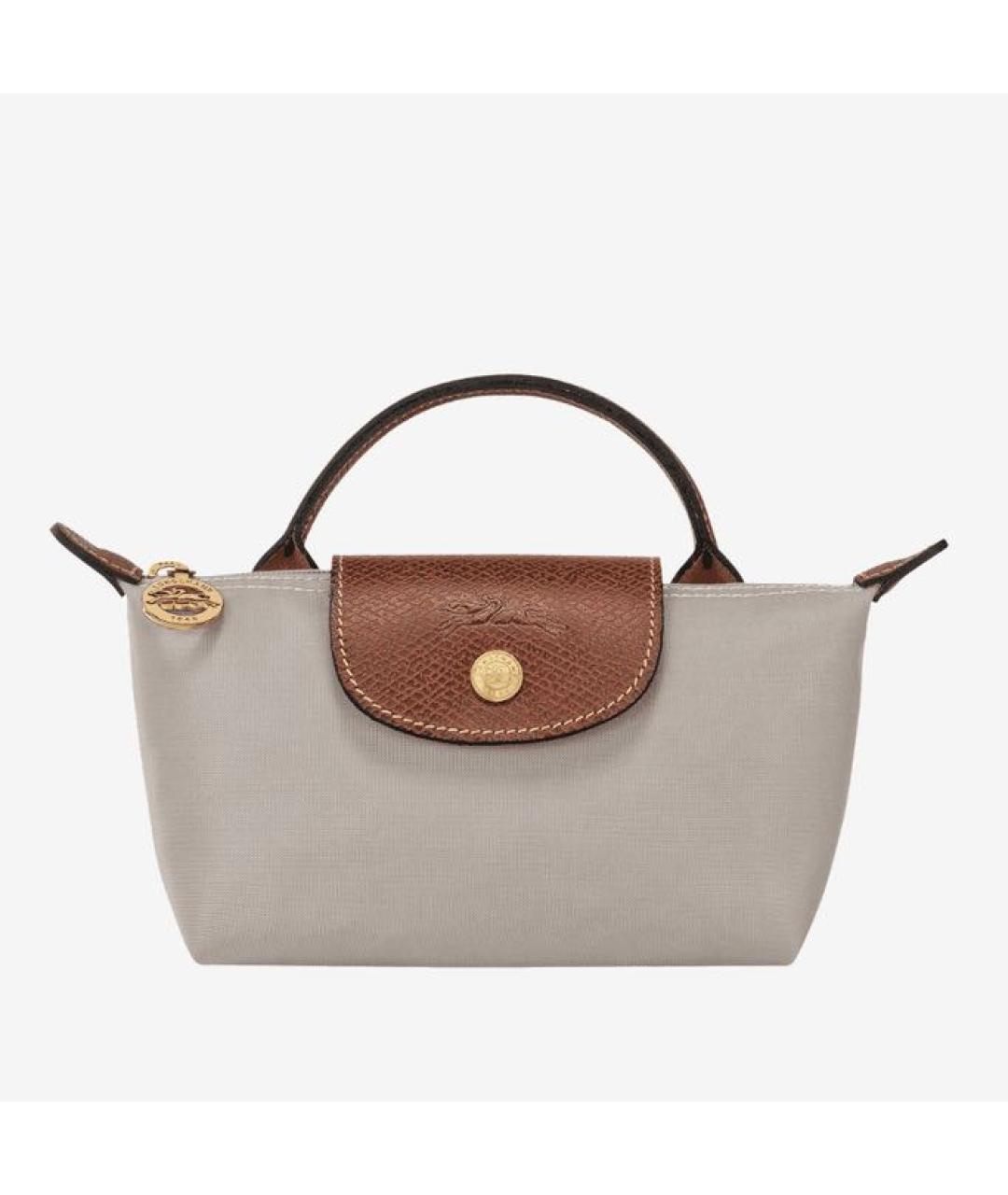 LONGCHAMP Бежевая сумка с короткими ручками, фото 8