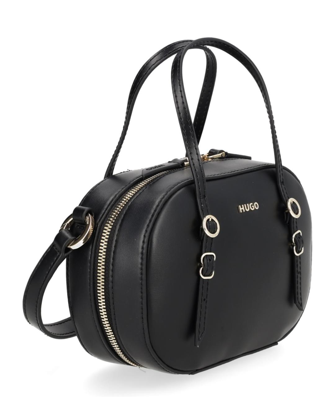 HUGO Черная сумка через плечо, фото 3