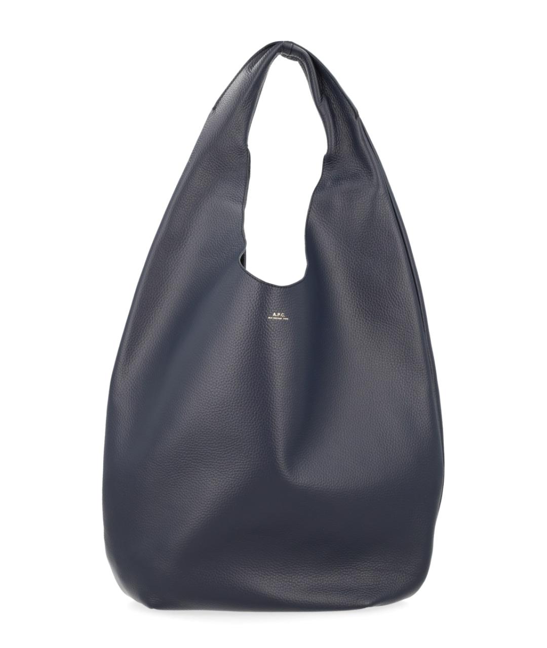 A.P.C. Синяя кожаная сумка через плечо, фото 1
