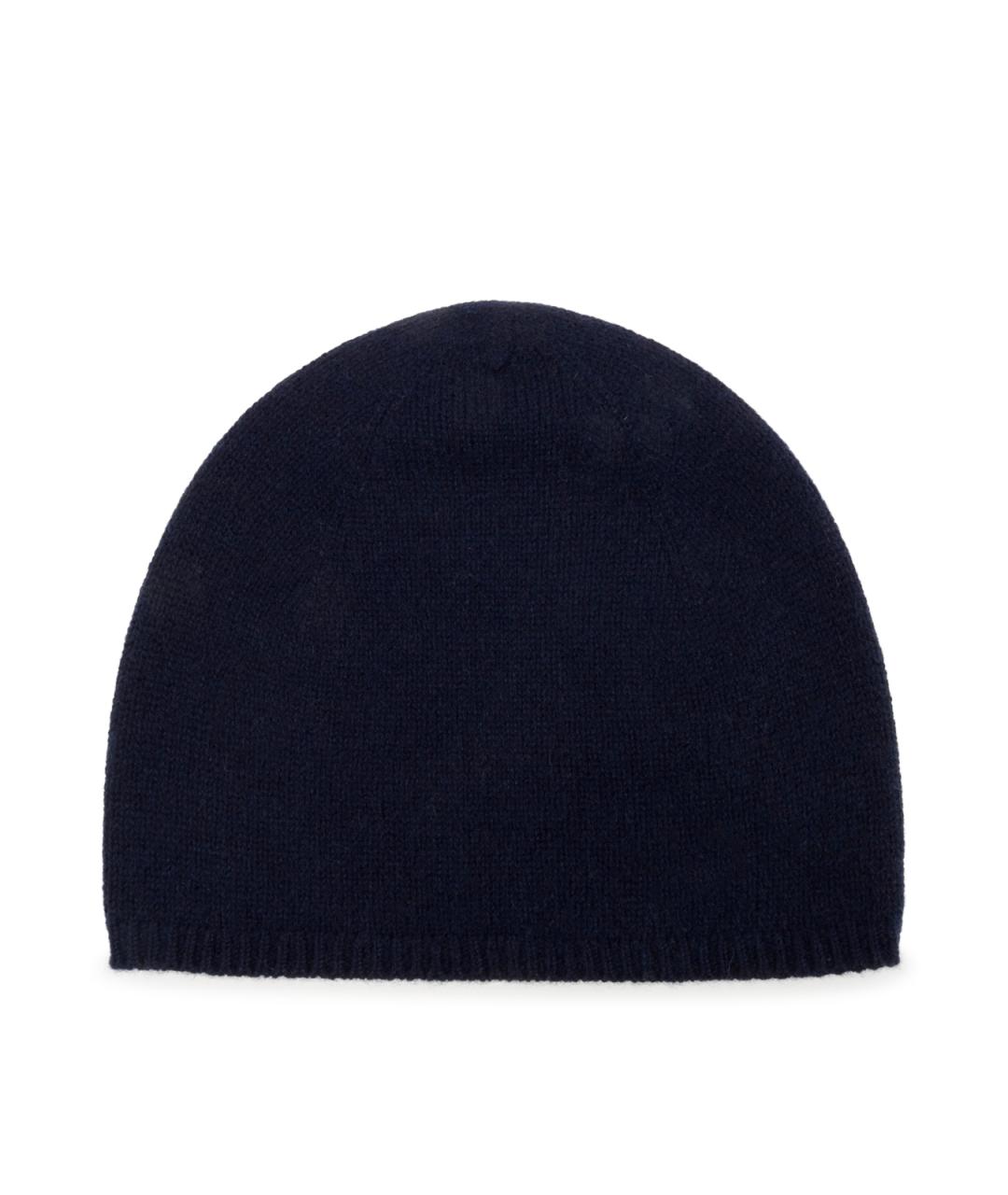 ACNE STUDIOS Темно-синяя кашемировая шапка, фото 3