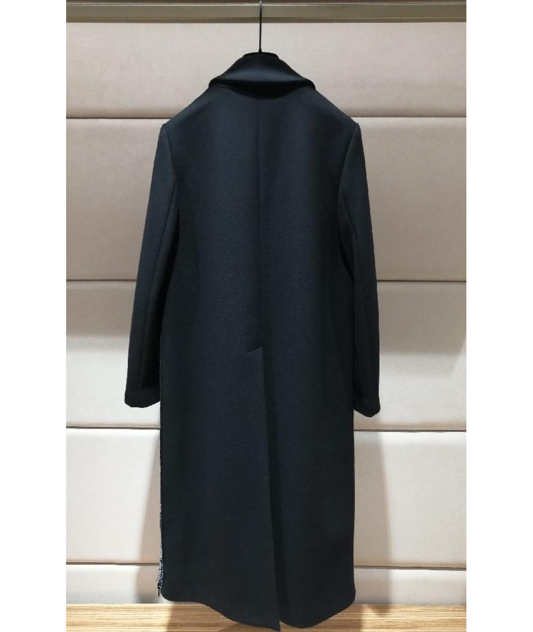 LOVE MOSCHINO Черное пальто, фото 2