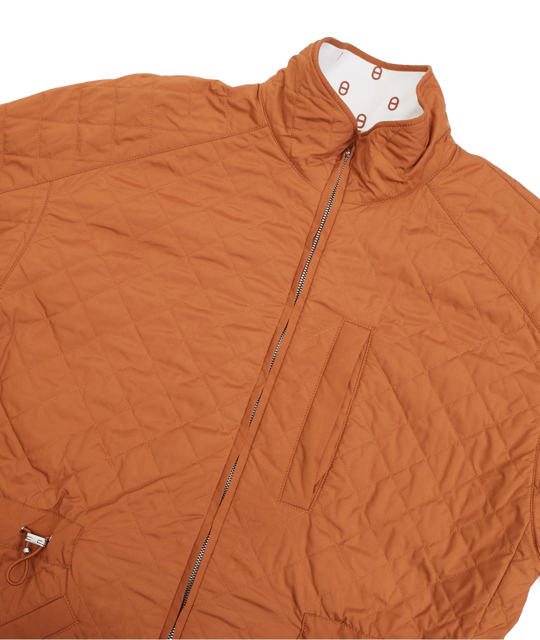 HERMES Белая хлопковая куртка, фото 8