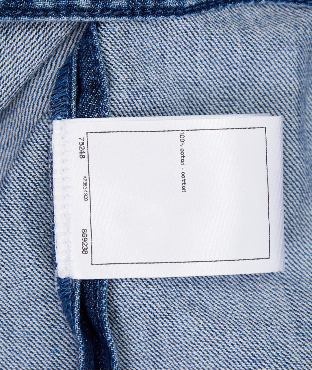 CHANEL Голубая хлопковая рубашка, фото 7