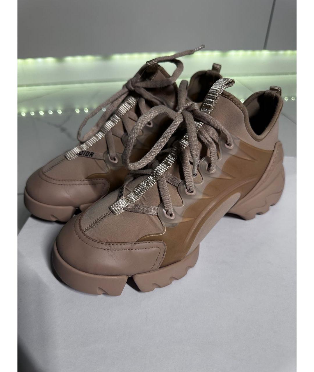 CHRISTIAN DIOR Бежевые кроссовки, фото 3