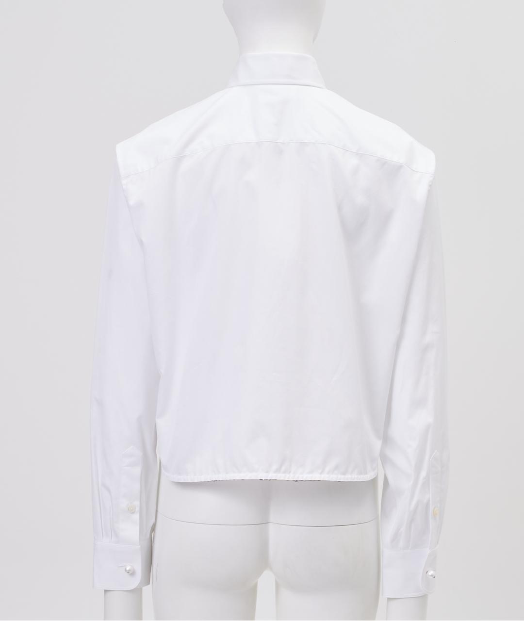 CHANEL Белая хлопковая рубашка, фото 2