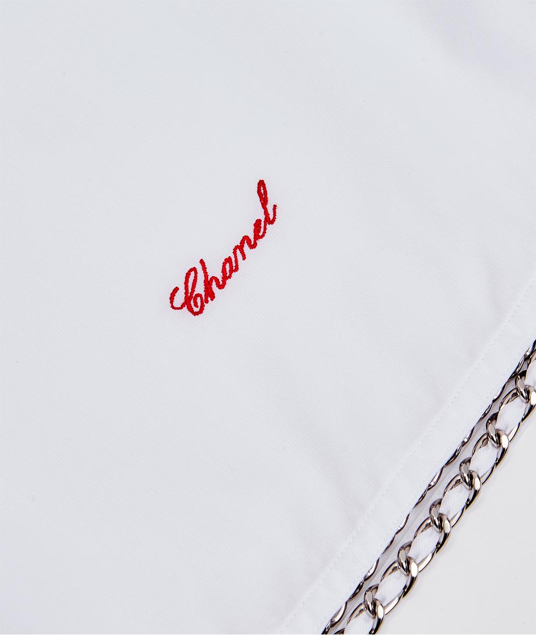 CHANEL Белая хлопковая рубашка, фото 13