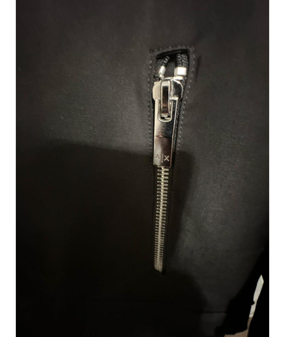 ARMANI EXCHANGE Черная полиэстеровая куртка, фото 4