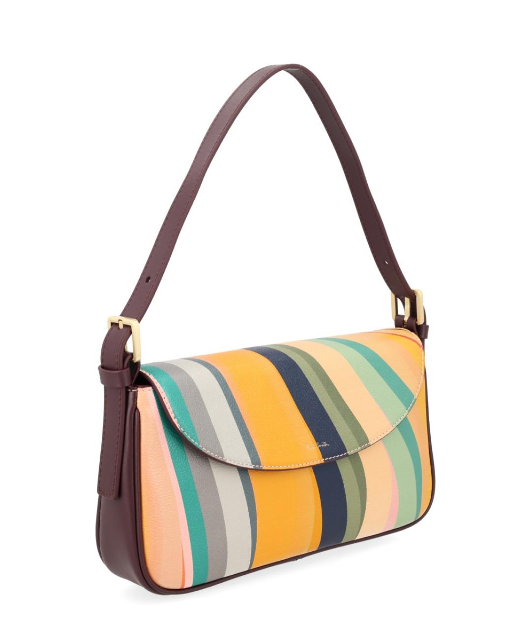 PAUL SMITH Мульти кожаная сумка через плечо, фото 3