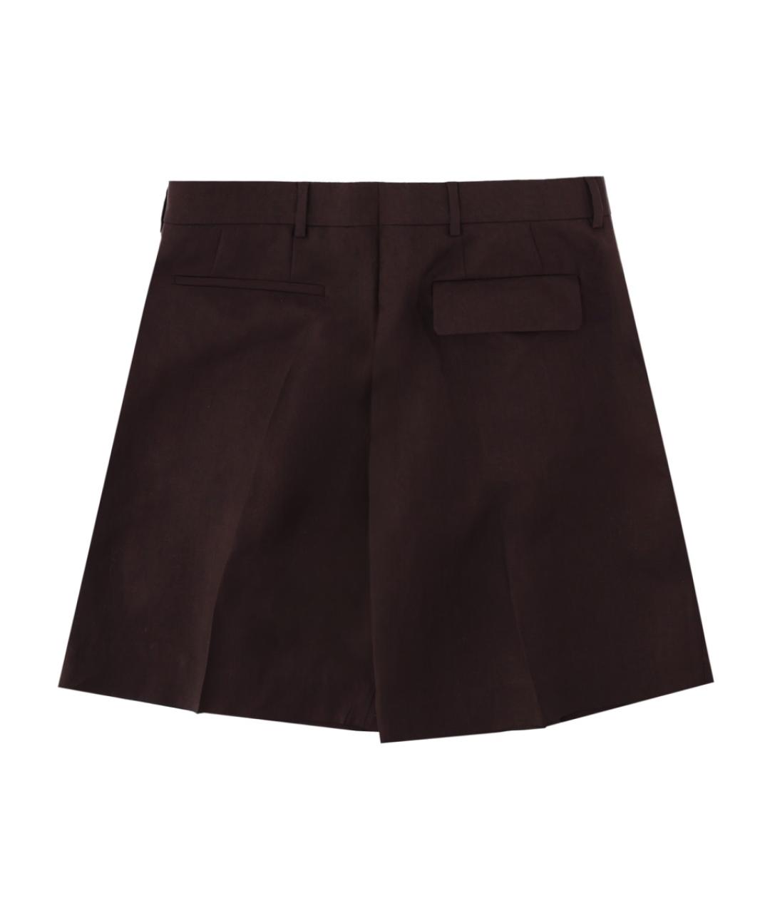 PAUL SMITH Фиолетовые льняные шорты, фото 3