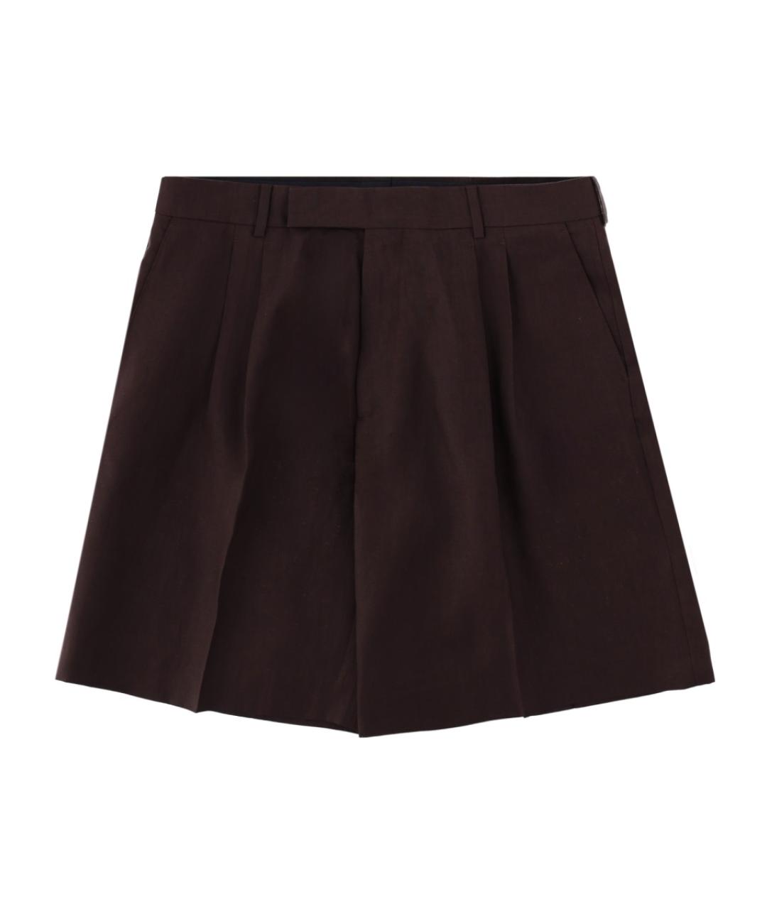 PAUL SMITH Фиолетовые льняные шорты, фото 1