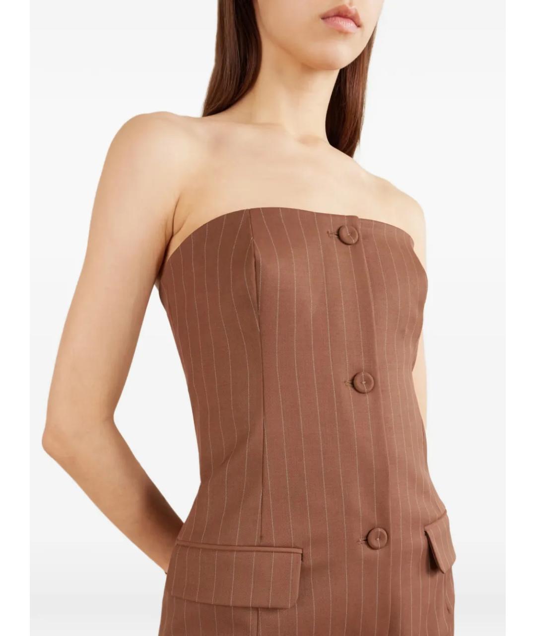 JEAN PAUL GAULTIER Мульти шерстяное повседневное платье, фото 4