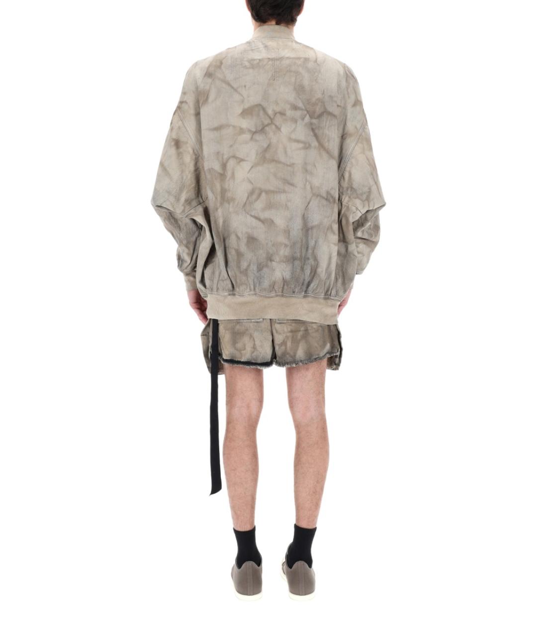 RICK OWENS DRKSHDW Коричневая хлопковая куртка, фото 5